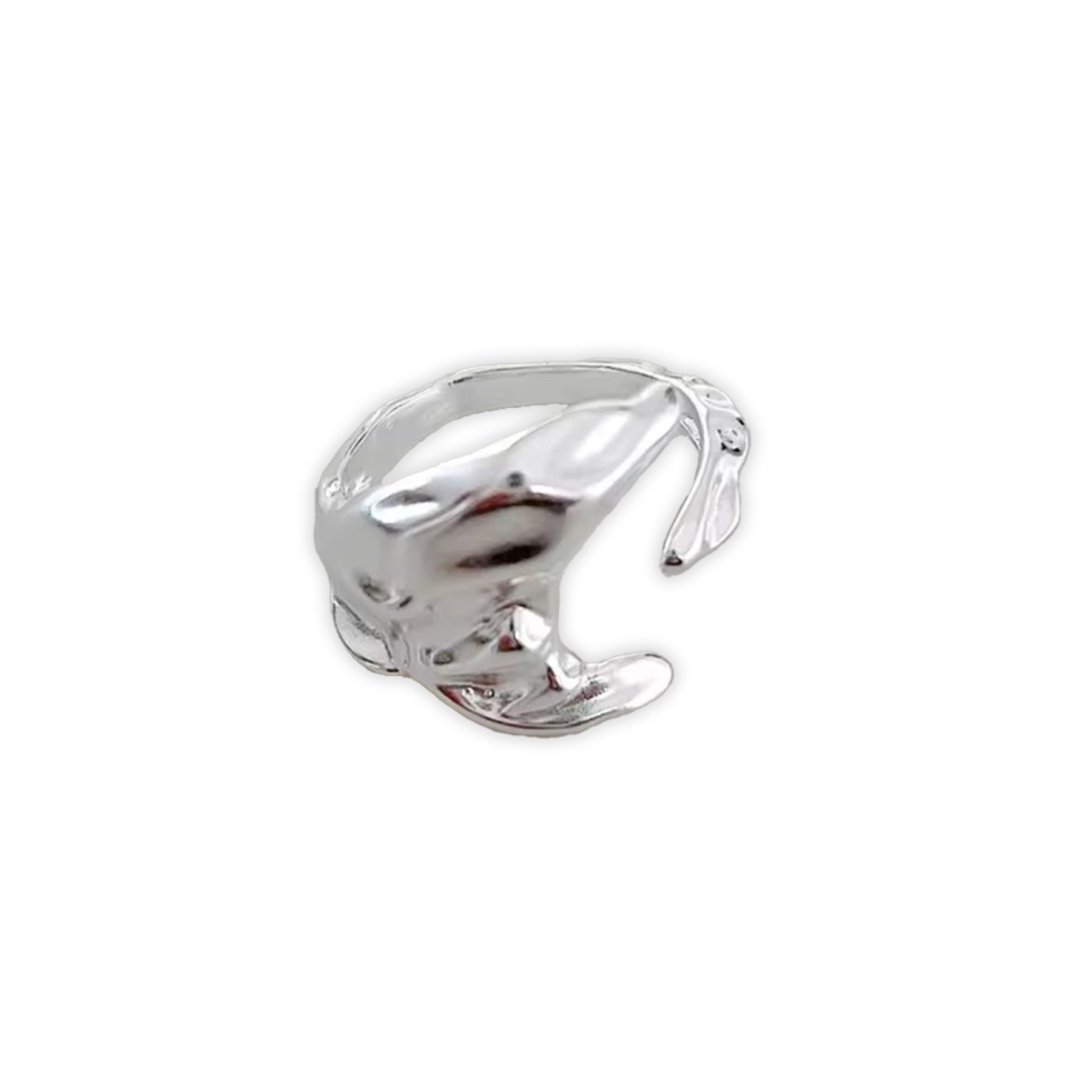 SILVER BENDER RING