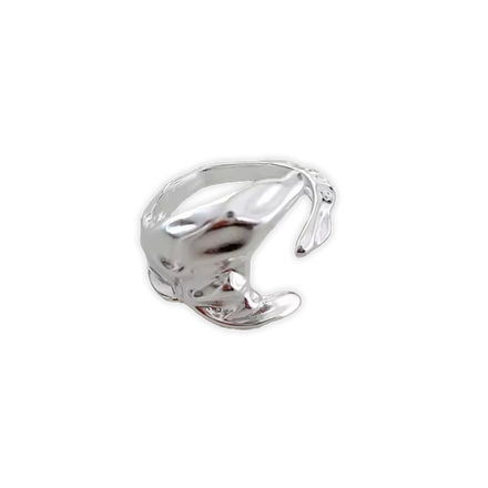 SILVER BENDER RING